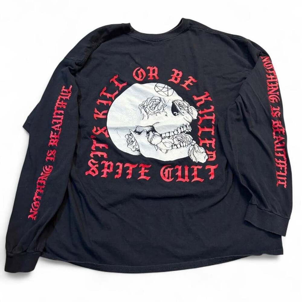 Spite Cult Nothing Is Beautiful Long Sleeve Band Shirt 2XL